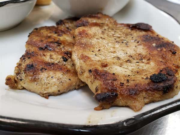grilled pork chops